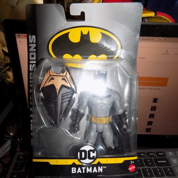 NEW DC COMICS BATMAN MISSIONS BATMAN ACTION FIGURE ON CARD  SEALED - Picture 1 of 1